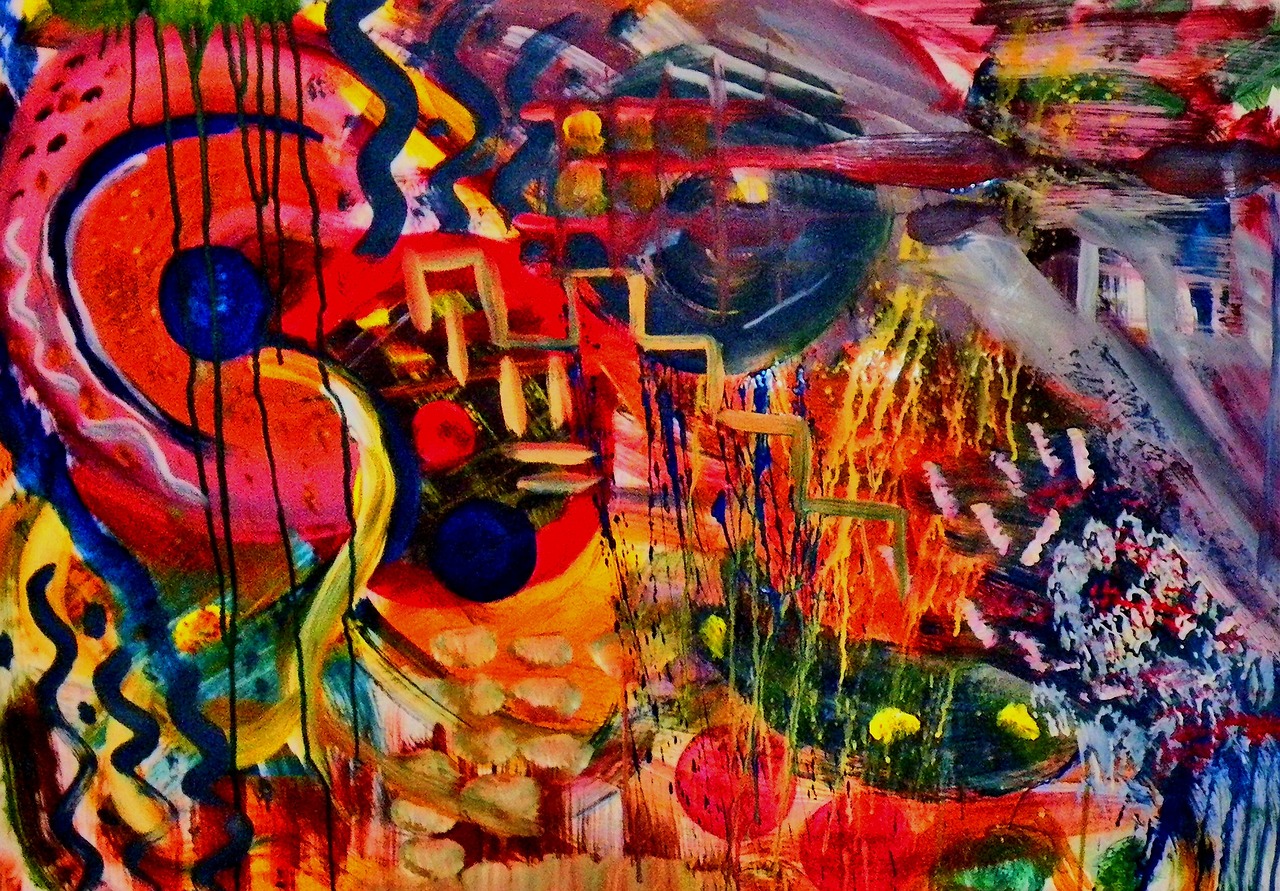 Techniques for Emotional Expression, abstract art for emotion, art therapy techniques, emotional expression through art
